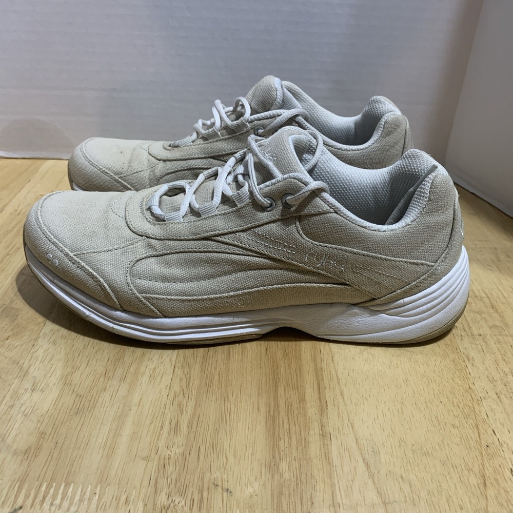 RYKA Metro Canvas Walking Sneaker‎ Beige Womens Size 9W